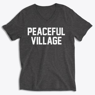 Peaceful Village Missouri Classic Block Soft Lightweight V-Neck