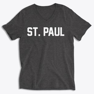 St. Paul Minnesota Classic Block Soft Lightweight V-Neck