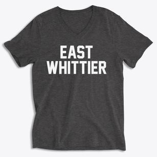 East Whittier California Classic Block Soft Lightweight V-Neck