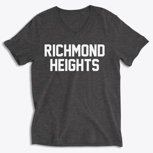 Richmond Heights Missouri Classic Block Soft Lightweight V-Neck