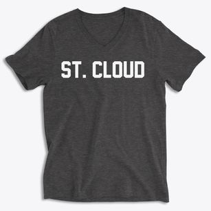 St. Cloud Minnesota Classic Block Soft Lightweight V-Neck