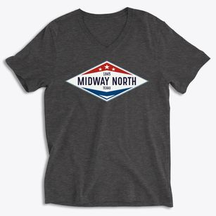 Midway North Texas Diamond Star Soft Lightweight V-Neck