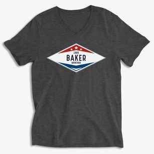 Baker Montana Diamond Star Soft Lightweight V-Neck