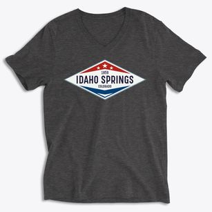 Idaho Springs Colorado Diamond Star Soft Lightweight V-Neck