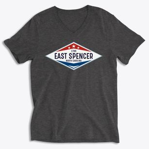 East Spencer North Carolina Diamond Star Soft Lightweight V-Neck