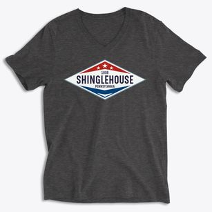 Shinglehouse Pennsylvania Diamond Star Soft Lightweight V-Neck