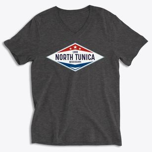 North Tunica Mississippi Diamond Star Soft Lightweight V-Neck