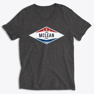 Mclean Texas Diamond Star Soft Lightweight V-Neck