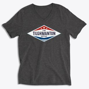 Tilghmanton Maryland Diamond Star Soft Lightweight V-Neck