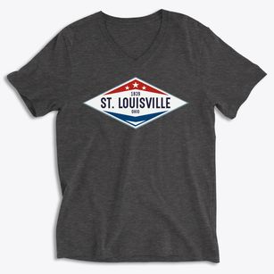 St. Louisville Ohio Diamond Star Soft Lightweight V-Neck