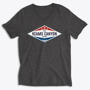 Keams Canyon Arizona Diamond Star Soft Lightweight V-Neck