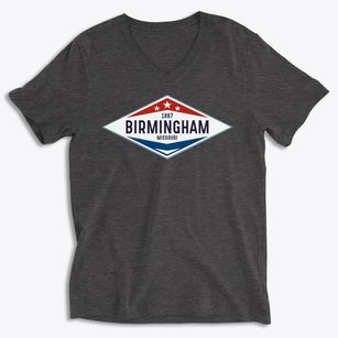 Birmingham Missouri Diamond Star Soft Lightweight V-Neck
