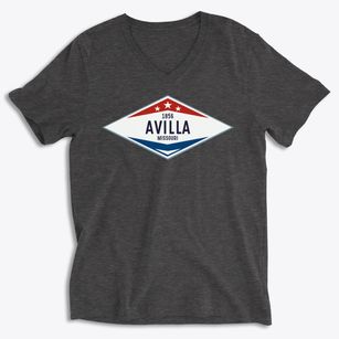Avilla Missouri Diamond Star Soft Lightweight V-Neck