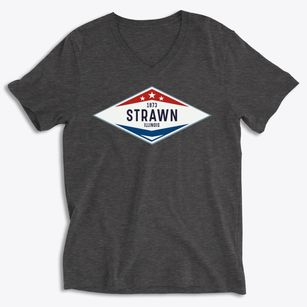 Strawn Illinois Diamond Star Soft Lightweight V-Neck