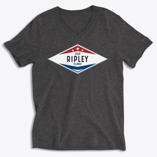 Ripley Illinois Diamond Star Soft Lightweight V-Neck