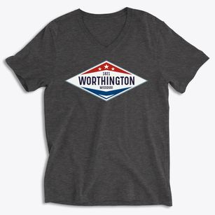 Worthington Missouri Diamond Star Soft Lightweight V-Neck