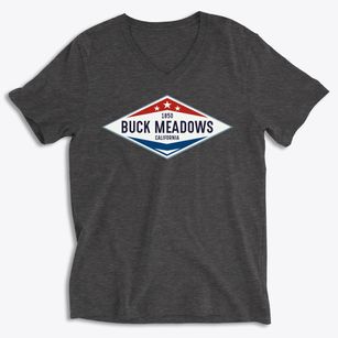 Buck Meadows California Diamond Star Soft Lightweight V-Neck