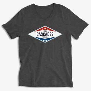 Cascades Virginia Diamond Star Soft Lightweight V-Neck
