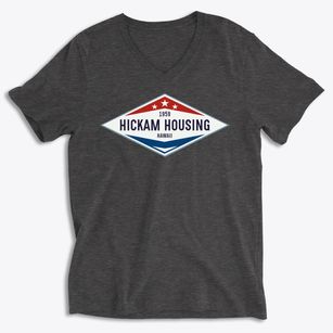 Hickam Housing Hawaii Diamond Star Soft Lightweight V-Neck