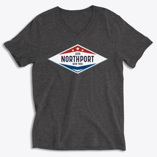 Northport New York Diamond Star Soft Lightweight V-Neck