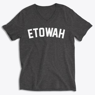 Etowah Tennessee Classic Curve Soft Lightweight V-Neck
