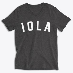 Iola Illinois Classic Curve Soft Lightweight V-Neck