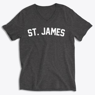 St. James New York Classic Curve Soft Lightweight V-Neck