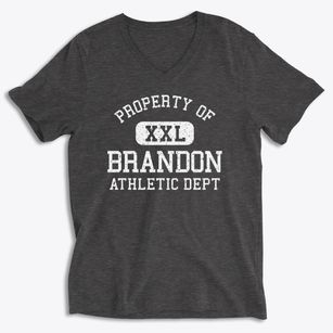 Brandon Vermont Athletic Dept Soft Lightweight V-Neck