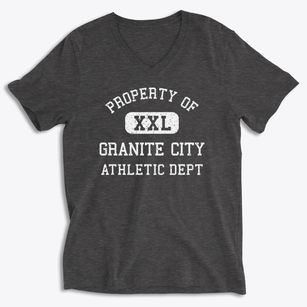 Granite City Illinois Athletic Dept Soft Lightweight V-Neck