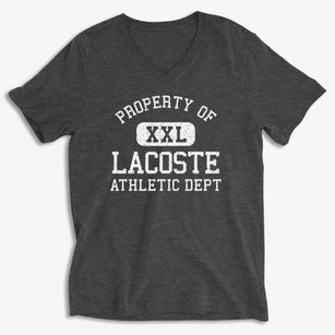 Lacoste Texas Athletic Dept Soft Lightweight V-Neck