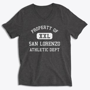 San Lorenzo California Athletic Dept Soft Lightweight V-Neck