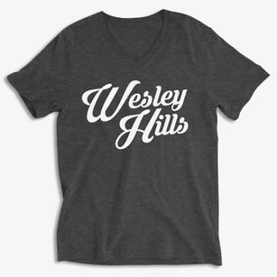 Wesley Hills New York Vintage Team Soft Lightweight V-Neck