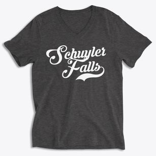 Schuyler Falls New York Vintage Team Soft Lightweight V-Neck