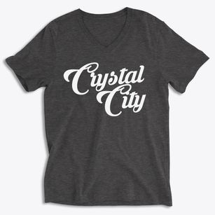 Crystal City Missouri Vintage Team Soft Lightweight V-Neck