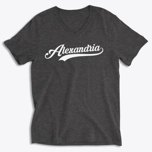 Alexandria New York Vintage Team Soft Lightweight V-Neck
