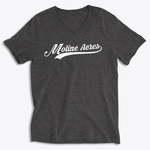 Moline Acres Missouri Vintage Team Soft Lightweight V-Neck