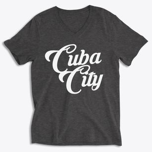 Cuba City Wisconsin Vintage Team Soft Lightweight V-Neck