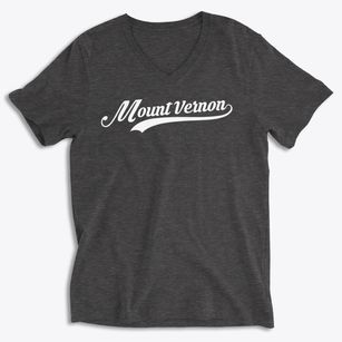 Mount Vernon Washington Vintage Team Soft Lightweight V-Neck