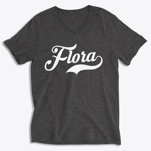 Flora Indiana Vintage Team Soft Lightweight V-Neck
