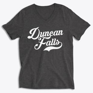 Duncan Falls Ohio Vintage Team Soft Lightweight V-Neck
