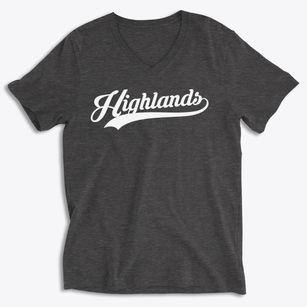 Highlands North Carolina Vintage Team Soft Lightweight V-Neck