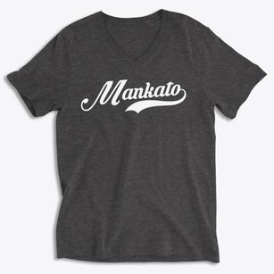 Mankato Kansas Vintage Team Soft Lightweight V-Neck