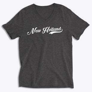 New Holland Illinois Vintage Team Soft Lightweight V-Neck