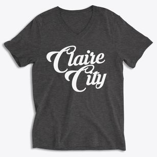 Claire City South Dakota Vintage Team Soft Lightweight V-Neck