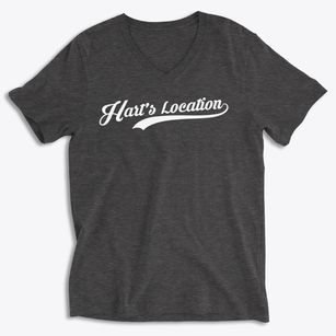 Hart's Location New Hampshire Vintage Team Soft Lightweight V-Neck
