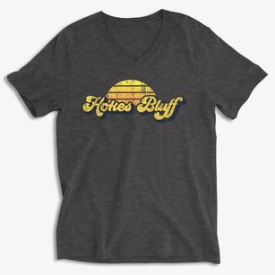 Hokes Bluff Alabama Sublime Sunset Soft Lightweight V-Neck