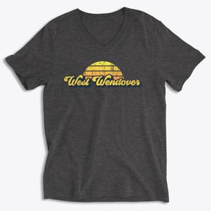 West Wendover Nevada Sublime Sunset Soft Lightweight V-Neck