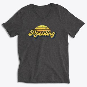 Roebling New Jersey Sublime Sunset Soft Lightweight V-Neck