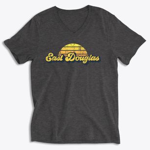 East Douglas Massachusetts Sublime Sunset Soft Lightweight V-Neck