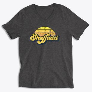 Sheffield Iowa Sublime Sunset Soft Lightweight V-Neck